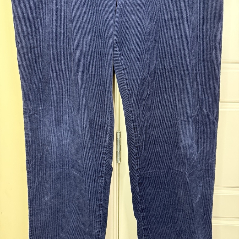 Ralph Lauren RLX Corduroy Pants Men's 38/30.5 Navy Blue Stretch Golf Preppy - Picture 5 of 7